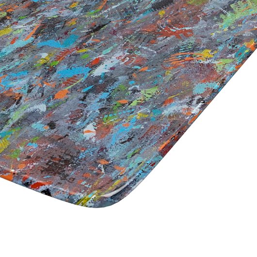 Koude Breeze Deco glazen snijplank (Hoek)