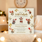 Koude Buiten Bosdieren Baby Shower 