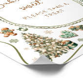 Koude buiten Winter Baby's zijn zoet Neem een trak Poster (Hoek)