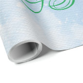 Koude buitenbeker, pretkerst Prettige feestdagen Cadeaupapier (Rol Hoek)