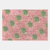 Koude buitenbeker, pretkerst Prettige feestdagen Inpakpapier Vel (Voorkant 2)