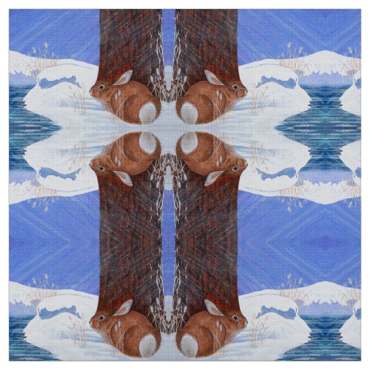 Koude Bunny ~ BRRR! Stof (Swatch)