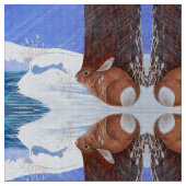 Koude Bunny ~ BRRR! Stof (Close Up)