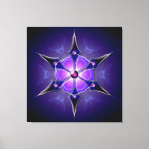 Koude Canvasprint met sterrenlicht Canvas Afdruk