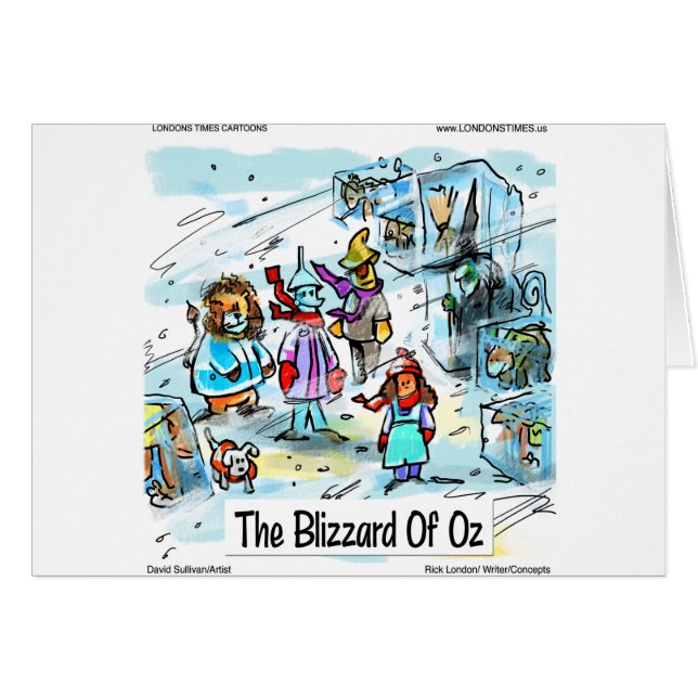 Koude Dag In Oz Grappige T-shirts Mokken Kaarten & (Voorkant Horizontaal)