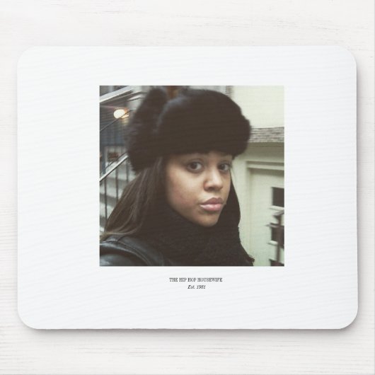 Koude dag in Soho Mousepad Muismat (Voorkant)