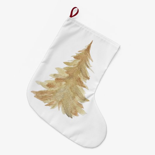 Koude denbomen grote kerstsok (Voorkant (Hangend))