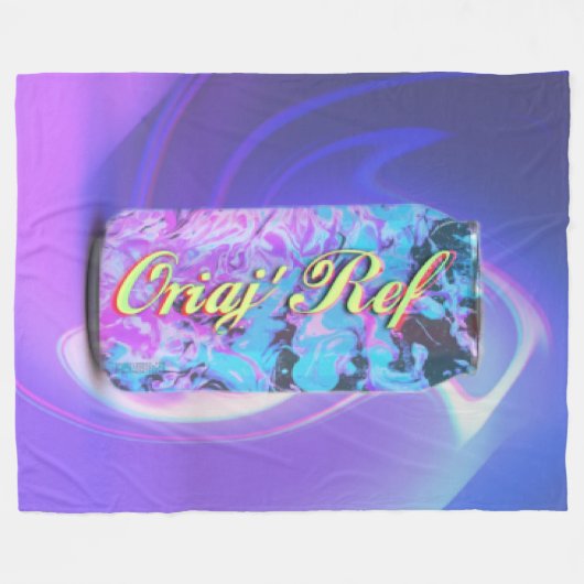 Koude Drink Fleece Deken (Voorkant (Horizontaal))