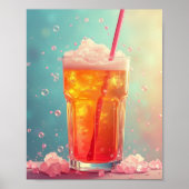 koude drink poster (Voorkant)