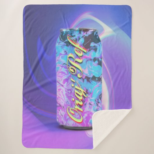 Koude Drink Sherpa Deken (Voorkant)