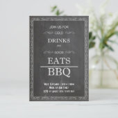 Koude Drinken Goede etsen Arbeidsdag in Chalkboard Kaart (Staand voorkant)