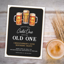 Koude Een Met De Oude Een Bier 50e Verjaardag