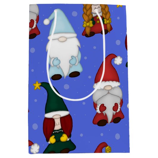 Koude Gnomies (Groot) Cadeaubag Medium Cadeauzakje (Voorkant)