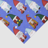 Koude Gnomies (Groot) Inpakpapier Tissuepapier (Detail)