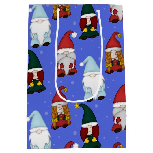 Koude Gnomies (Medium) Cadeautas (Achterkant)