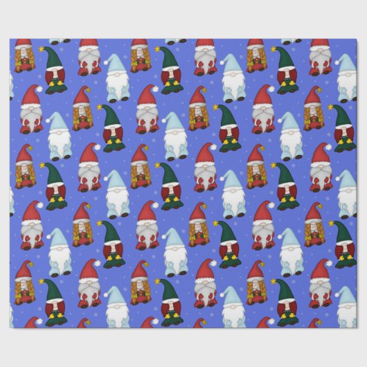 Koude Gnomies (Medium) Inpakpapier (Zoom)