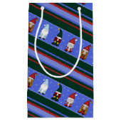Koude Gnomies Streep (Middel) Cadeautas (Voorkant)