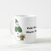 Koude handen warm hart koffiemok (Voorkant links)