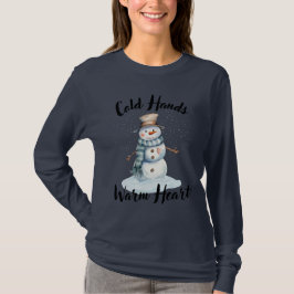 Koude handen warm hart t-shirt