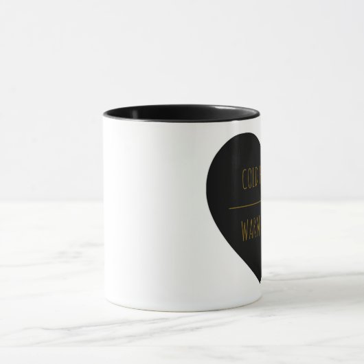 Koude handen Warm Heart 11 oz Mok (Midden)