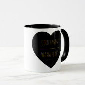 Koude handen Warm Heart 11 oz Mok (Voorkant rechts)