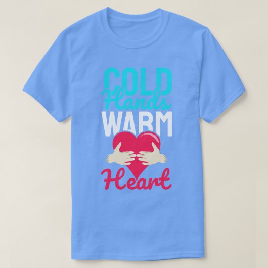 Koude handen Warm Hearts T-shirt (Design voorkant)