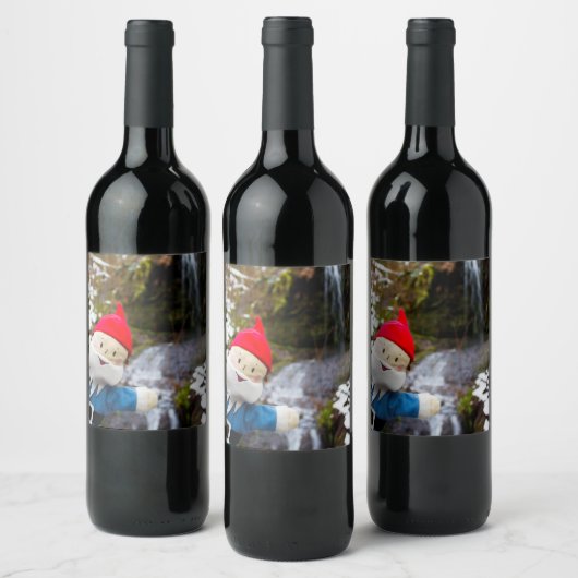 Koude Herfsten Gnome Wijn Etiket (Flessen)