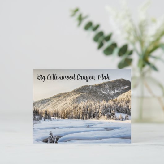 Koude herinneringen aan Utah Briefkaart (Staand voorkant)