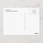 Koude hond 1 briefkaart (Achterkant)