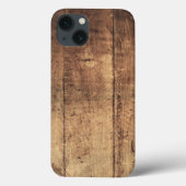 koude houtextuur Case-Mate iPhone case (Achterkant)