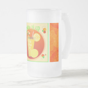 Koude Juice Beverage Sinaasappel Frosted Mok