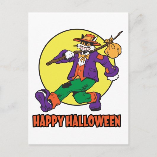 Koude kat! briefkaart (Voorkant)