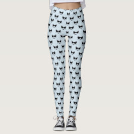 Koude kat met zonnebril leggings