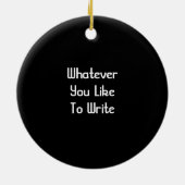 Koude kat met zwarte zonnebril keramisch ornament (Achterkant)