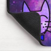 Koude katvlakken op een ruimteachtergrond muismat (Hoek)