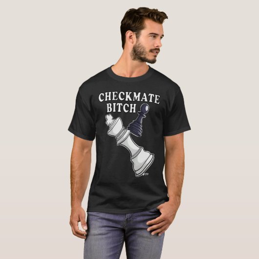 Koude keizerschaak met kaap t-shirt (Voorkant volledig)