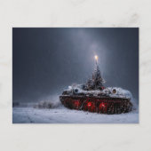 Koude kerst briefkaart (Voorkant)