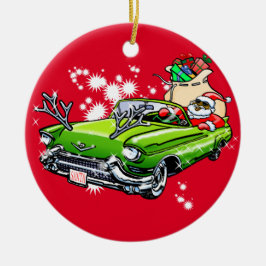 Koude kerst! keramisch ornament