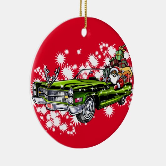 Koude kerst! keramisch ornament (Rechts)