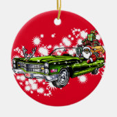 Koude kerst! keramisch ornament (Voorkant)