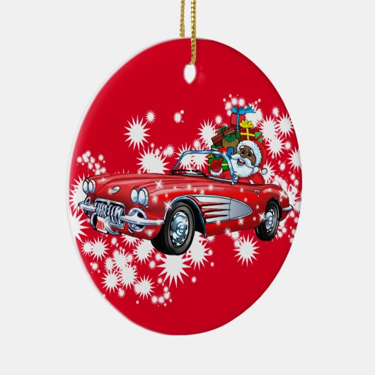 Koude kerst! keramisch ornament (Rechts)