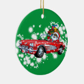 Koude kerst! Keramisch siermiddel Keramisch Ornament (Rechts)