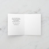 Koude Kerstkaart van Sinterklaas opgevouwen (Binnen)