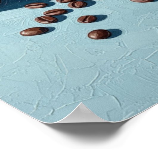 Koude koffie break muur kunst poster (Hoek)