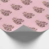 Koude koffie cadeaupapier (Hoek)