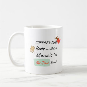 Koude Koffie, Gedempte Reels, Mijn-Tijd Sfeer Koffiemok