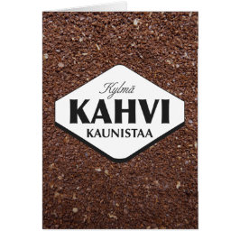 Koude koffie verfraait kaart sjabloon 3