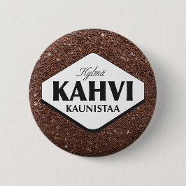 Koude koffie verfraait Knop 3 Ronde Button 5,7 Cm