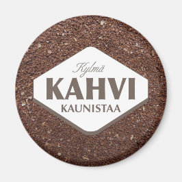 Koude koffie verfraait magneet 4