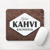 Koude Koffie Verfraait Muismat 3 (Met muis)